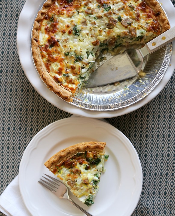 Easy Deep Dish Quiche Recipe