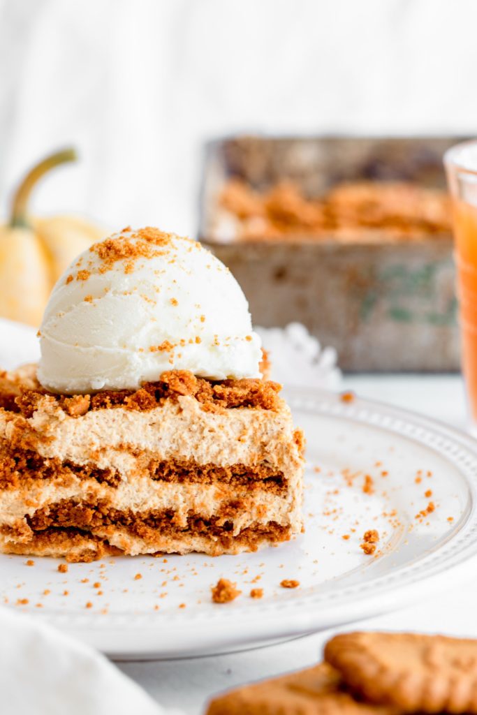 Pumpkin Icebox Cake | Thanksgiving Dinner Meal Plan