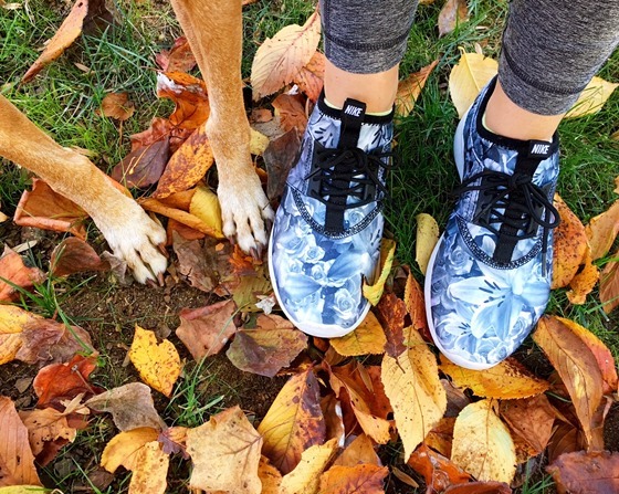 sadie paws and running shoes