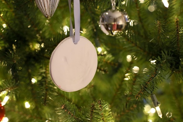 Baby Handprint Ornament
