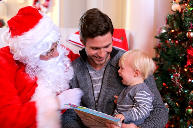 Chase and Santa