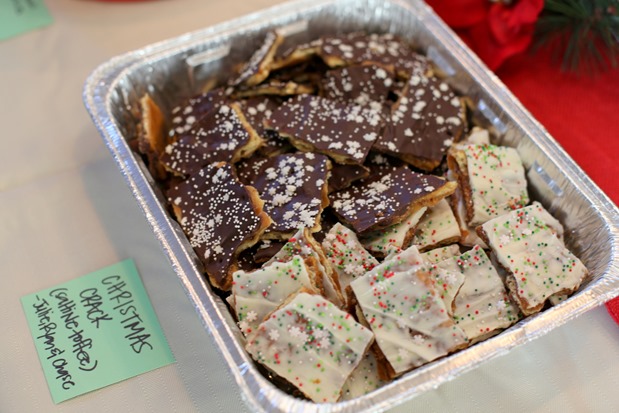 Christmas Crack Toffee
