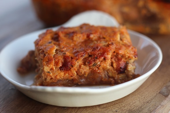 spaghetti squash pizza casserole