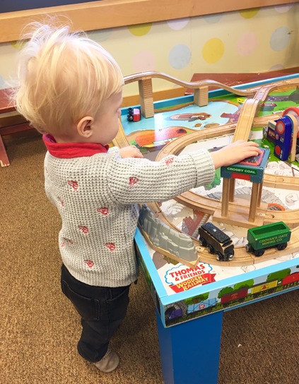 Barnes & Nobel Train Set