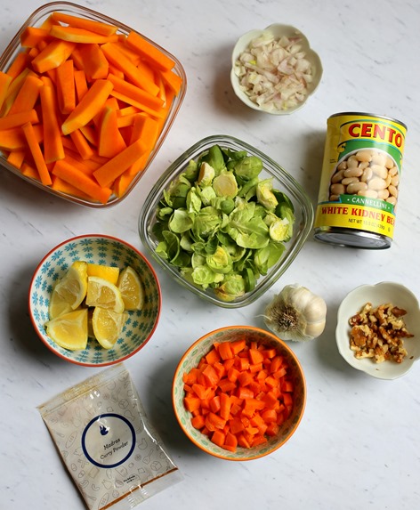 Butternut Squash Stew Ingredients