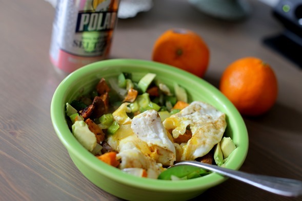 Egg Avocado Sweet Potato Bowl
