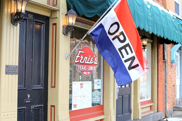 Texas Lunch Hotdogs Ernie's Gettysburg