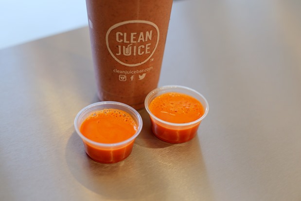 immune booster shots carrot ginger lemon