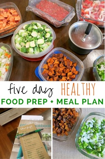 Five Day Healthy Meal Plan -- Tips and Tricks