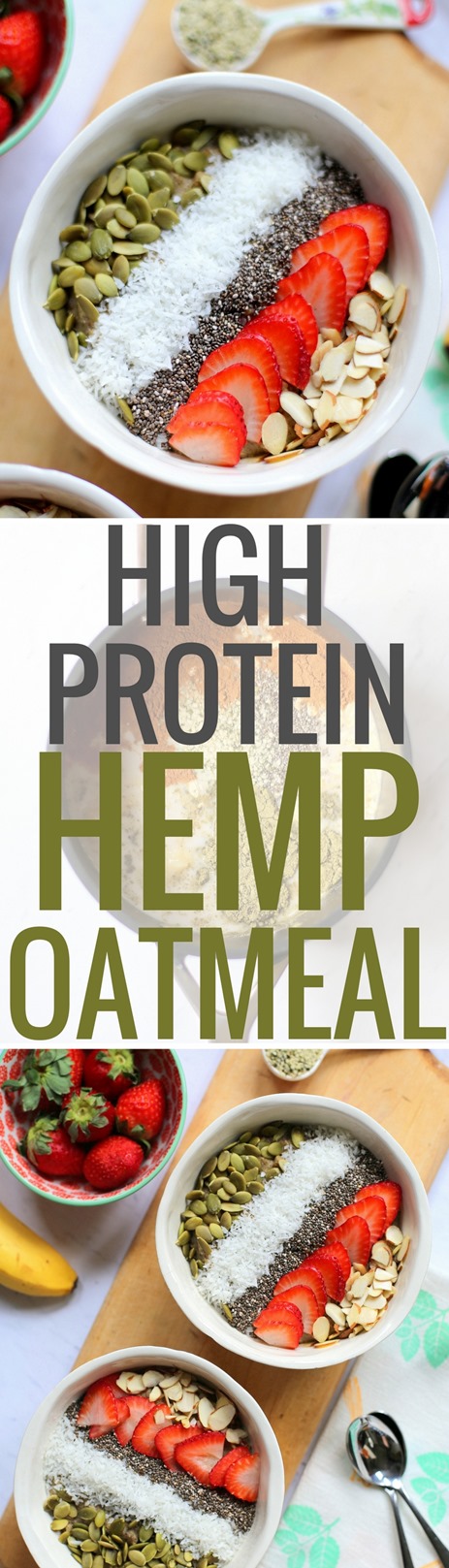 High Protein Hemp Oatmeal