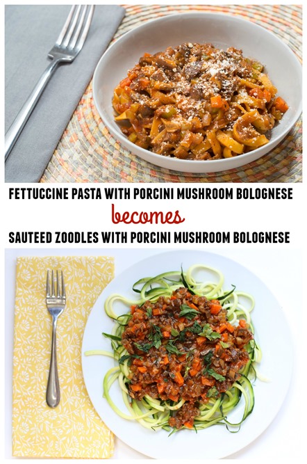 Mushroom Bolognese
