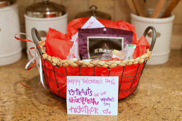 Valentine's Day Gift Basket for Husband