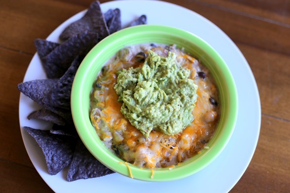 White Chicken Chili with Chips