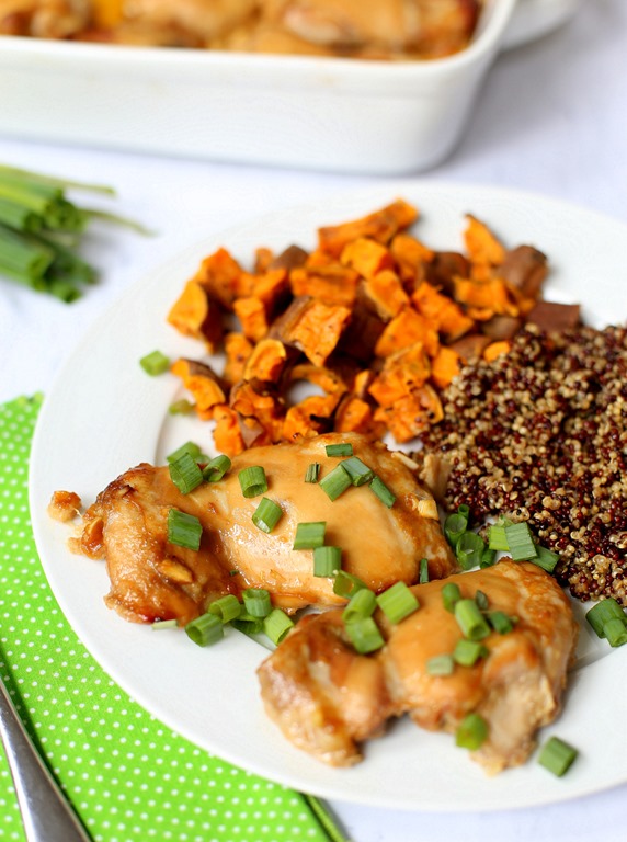 Easy Baked Miso Chicken Thighs