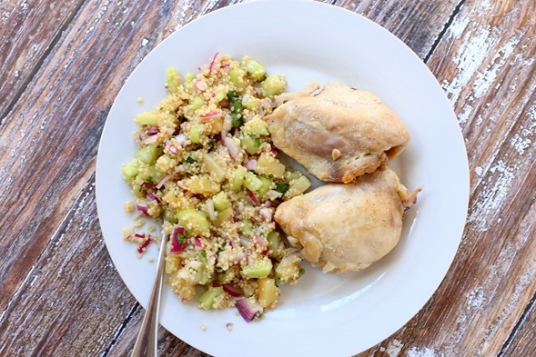 Chicken Thighs Quinoa Salad