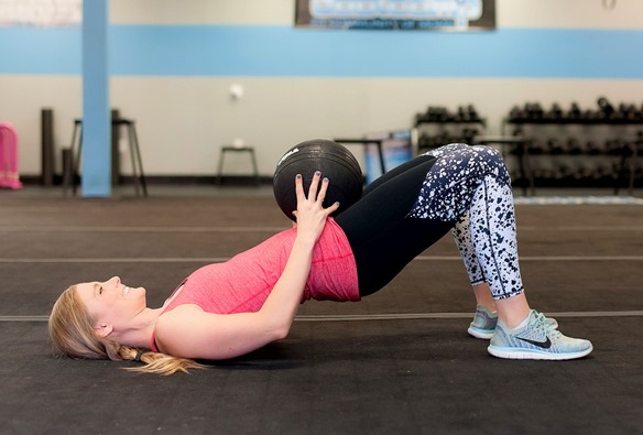 Medicine Ball Bridge