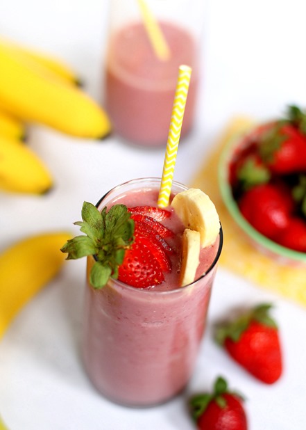 Strawberry Cauliflower Smoothie