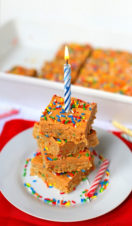 Birthday Butterscotch Bars