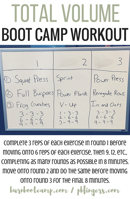 Burn Boot Camp Workout At Home Workout