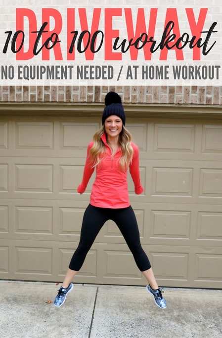 Driveway 10 to 100 Workout