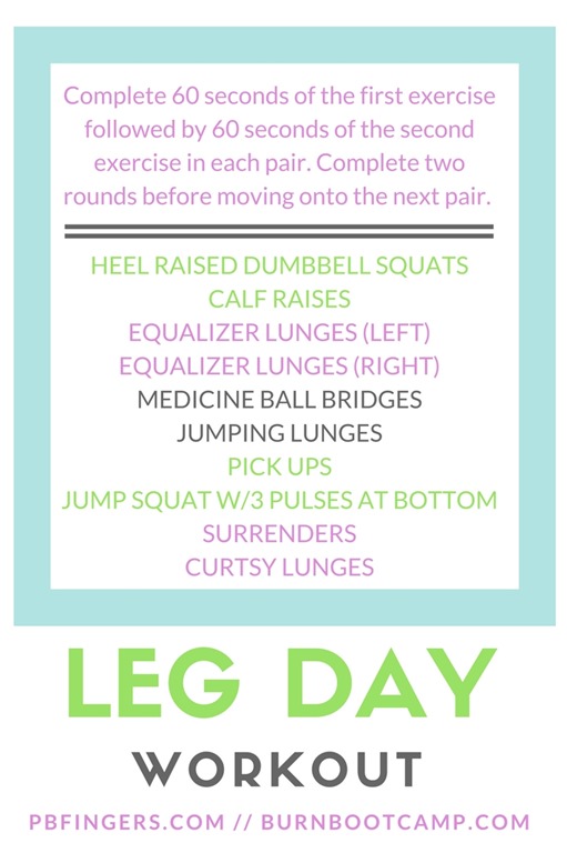 Leg Day Workout - A challenging but fun superset leg day workout