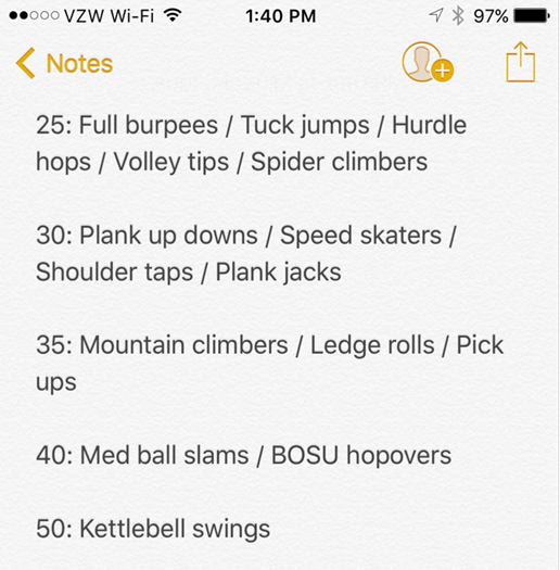 pyramid workout