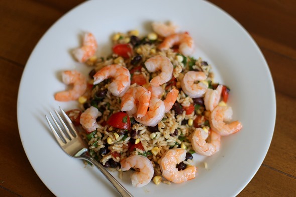 Black Bean Salad and Shrimp Black Bean Salad and Shrimp