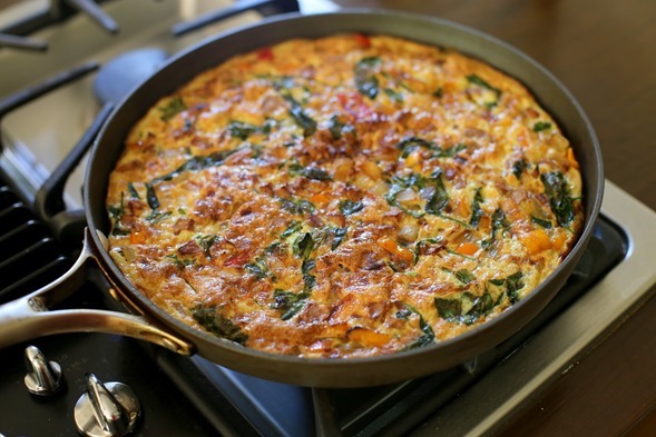Frittata Easy Healthy Spinach Sausage