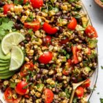 black bean brown rice salad