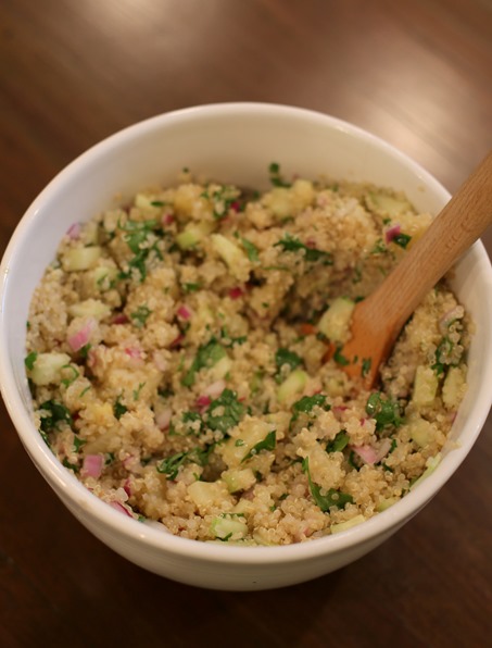 cold quinoa salad