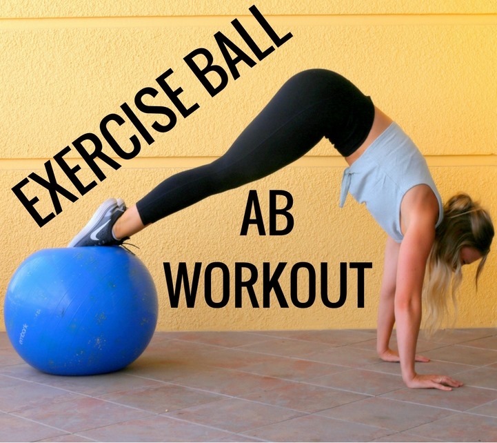 Exercise Ball Ab Workout