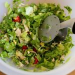 chopped salad bowl and chopper chopped salad bowl and chopper