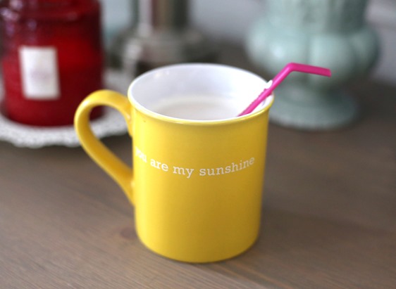 you are my sunshine mug yellow
