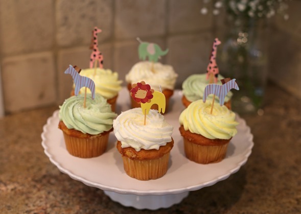 Baby Sprinkle Cupcakes