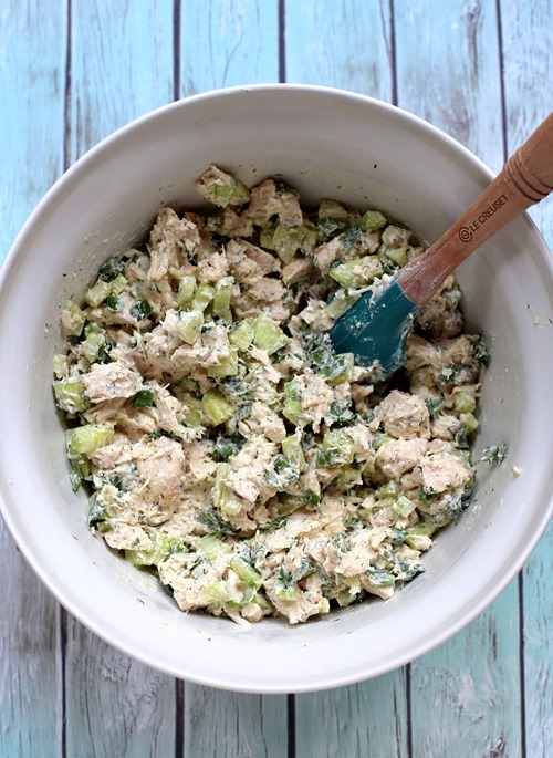Easy Cucumber Dill Greek Yogurt Rotisserie Chicken Salad
