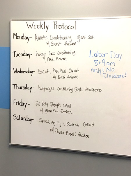 Burn Boot Camp Schedule