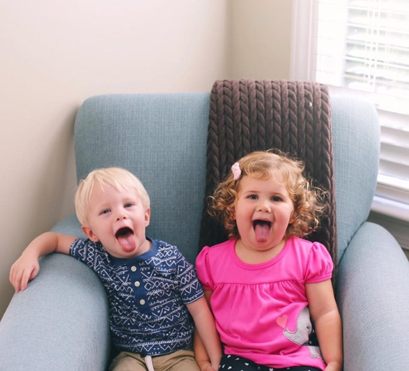 Chase nad Claire 2 years old