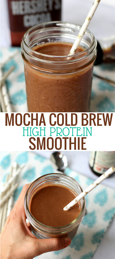 Mocha Coffee Cold Brew Protein Smoothie