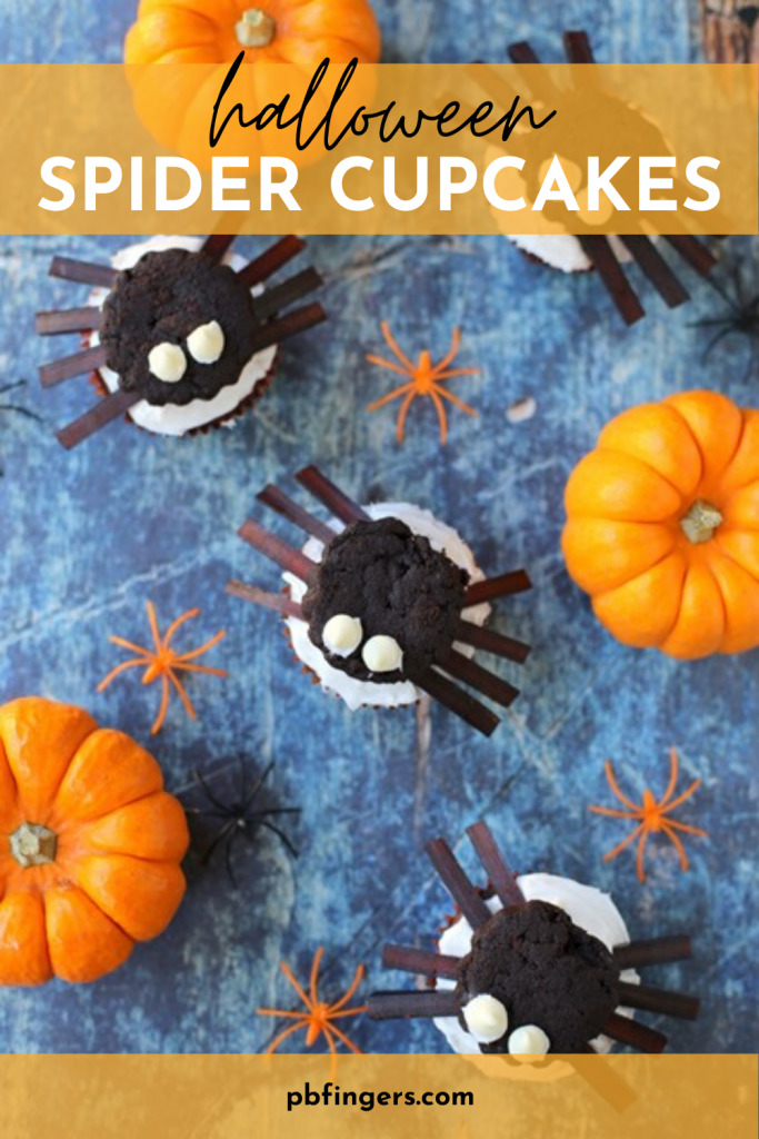 Halloween Spider Cupcakes