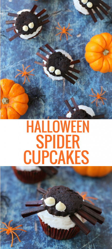 Halloween Spider Cupcakes
