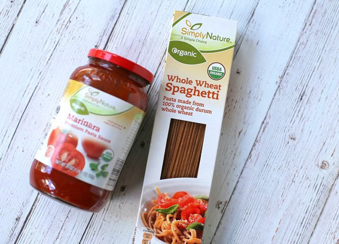spaghetti and marinara ALDI