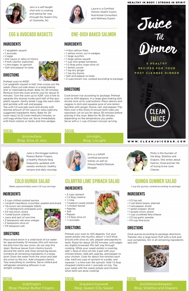 Clean Juice Recipes