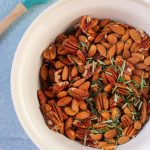 Maple Rosemary Roasted Nuts