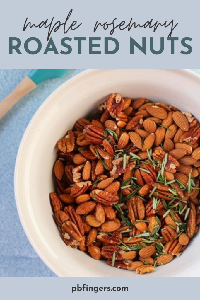 Maple Rosemary Roasted Nuts
