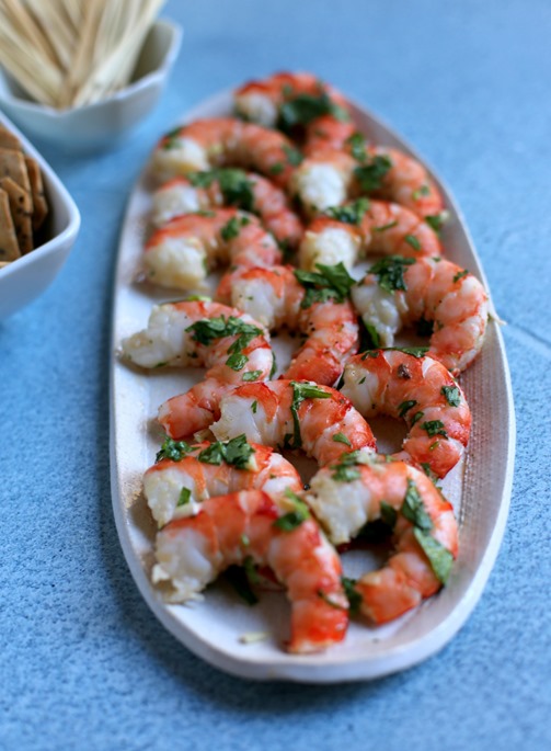 Easy Cilantro Shrimp Appetizer