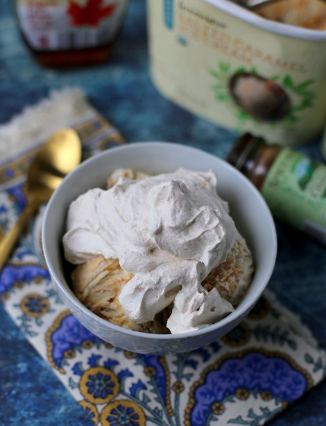 Cinnamon Maple Whipped Cream