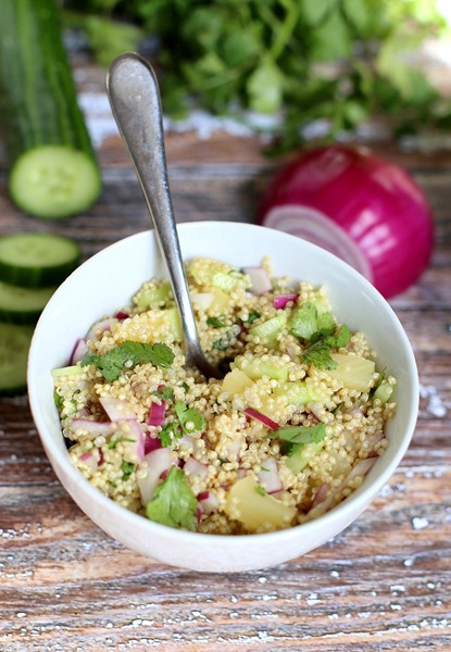 Easy Cold Quinoa Salad Recipe