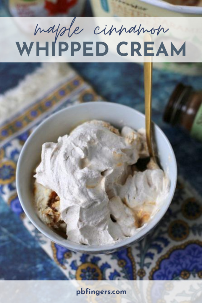 Maple Cinnamon Whipped Cream
