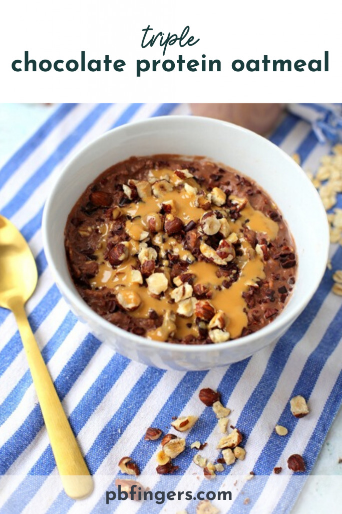 Triple Chocolate Protein Oatmeal