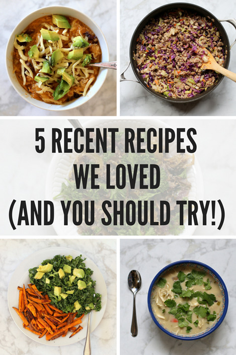 5 Recipes We Love